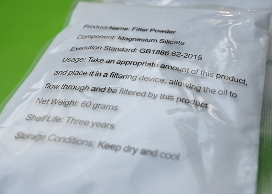 Food Grade White Odorless Oil Filter Powder CAS 1343-88-0 Magnesium Silicate for Fried Oil treatment