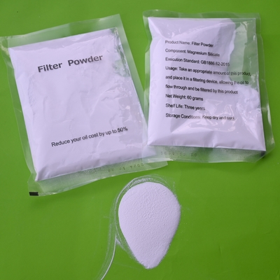 Oil Saver White Odorless Oil Filter Powder CAS 1343-88-0 Magnesium Silicate for Fried Oil treatment