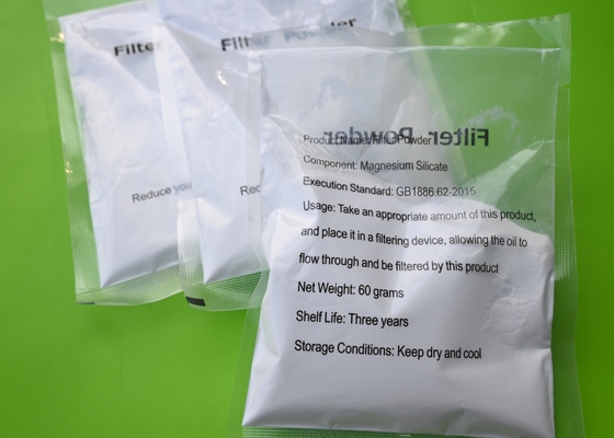 Premium Magnesium Silicate Cooking Oil Powder Traps Carbon Residues Metal Ions Prevents Rancidity Low Dosage for Small Businesses