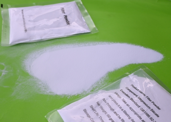 Magnesium Silicate Edible Oil Clarifier Food Grade Removes Solids Colorants Meets FDA/EU Safety Standards
